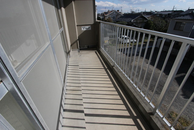 第２奥村ハイツのバルコニー