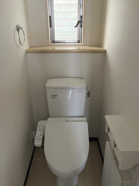 長沼町戸建のトイレ