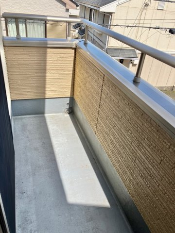 長沼町戸建のバルコニー