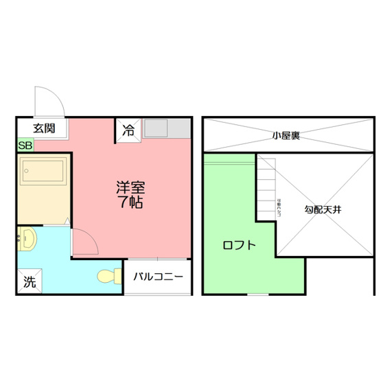 【間取り】 | プロシード１０５５館