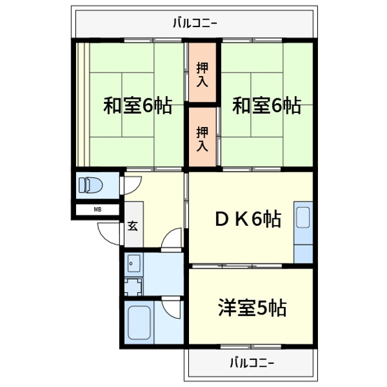 【間取り】 | マンションTAKAYAⅠ