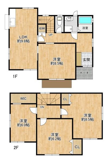 【間取り】 | 垂水区塩屋北町4丁目　中古戸建