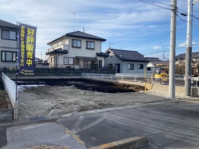 リーブルガーデン真岡市長田第9　新築一戸建ての外観|建築中です。（2号棟）
