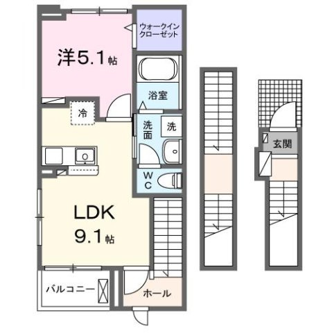 Ｌｕａｎａの間取り