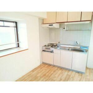 ベルニシキS棟のキッチン