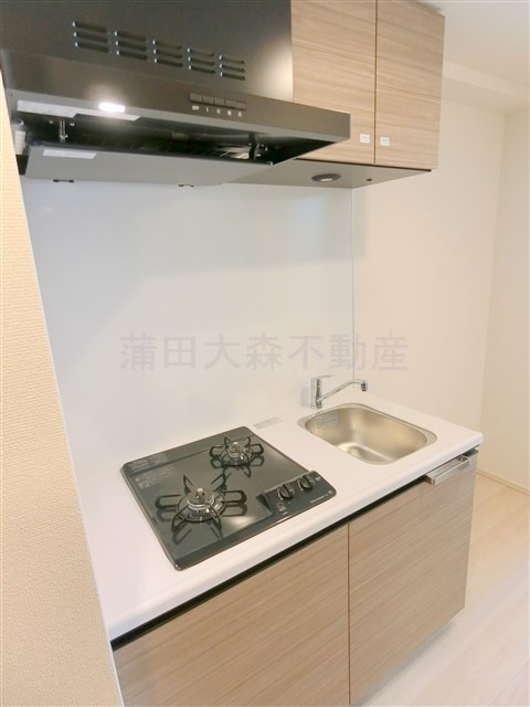 クレイシアIDZ(アイズ)蒲田のキッチン|2口ガスシステムキッチン