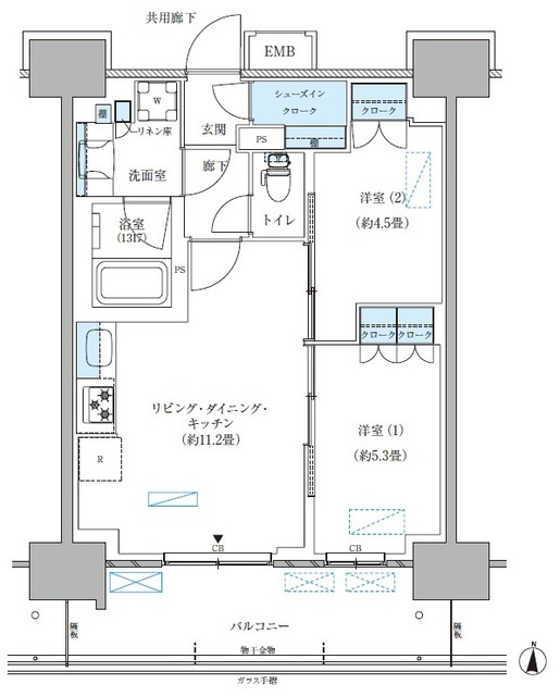 パークアクシス西大島コンフォートスクエアの間取り