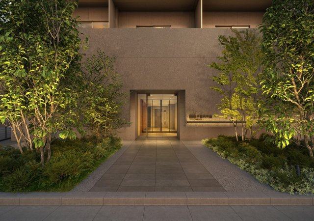 防音室完備 SYFORME TAKADANOBABAⅡのエントランス|落ち着いたエントランスです