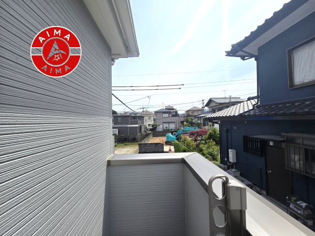 筑紫野市二日市北6丁目第1-2棟（1号棟）の展望|窓から緑が見える物件も魅力的です。