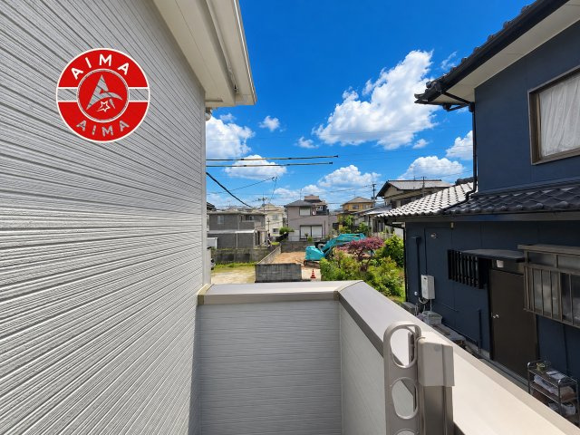 筑紫野市二日市北6丁目第1-2棟（1号棟）の展望|窓から緑が見える物件も魅力的です。