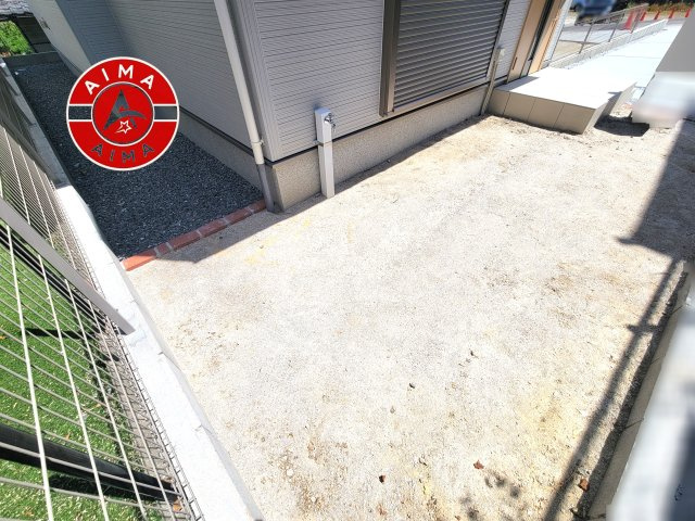 筑紫野市二日市北6丁目第1-2棟（1号棟）の外観|お庭で自由な時間を過ごせます。