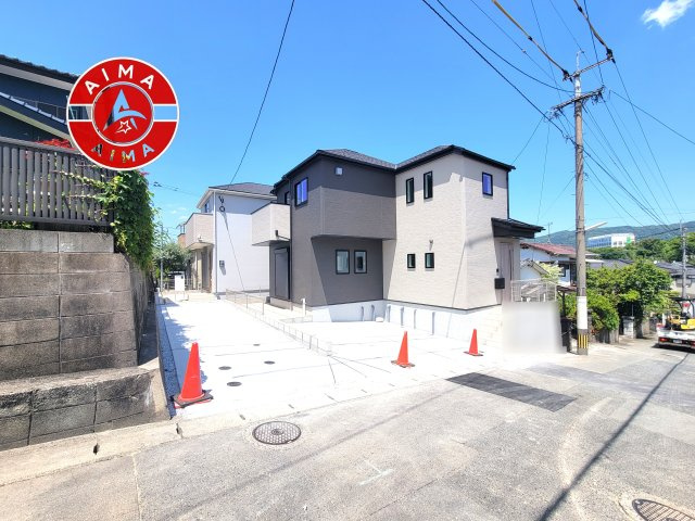 筑紫野市二日市北6丁目第1-2棟（1号棟）の前面道路含む現地写真|見学の時間などお気軽にお問い合わせ下さい。