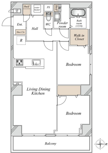 【間取り】 | ライオンズマンション平尾☆仲介手数料無料☆