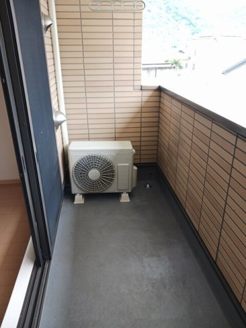 プラージュのバルコニー