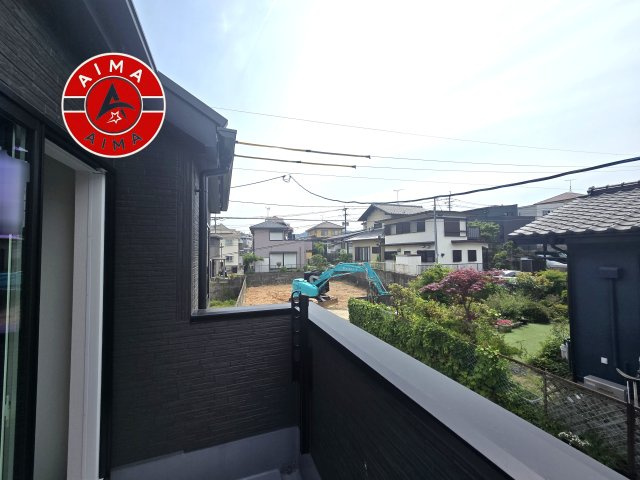 筑紫野市二日市北6丁目第1-2棟（2号棟）の展望|窓から緑が見える物件も魅力的です。