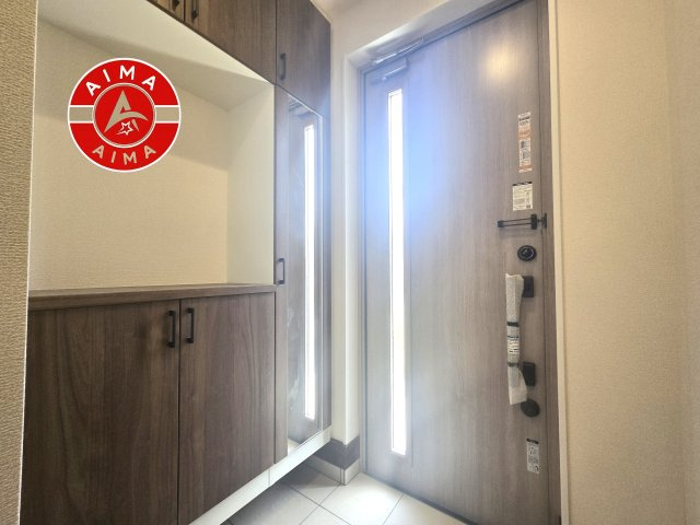 筑紫野市二日市北6丁目第1-2棟（2号棟）の防犯設備|二重ロックでしっかり防犯対策ができます。