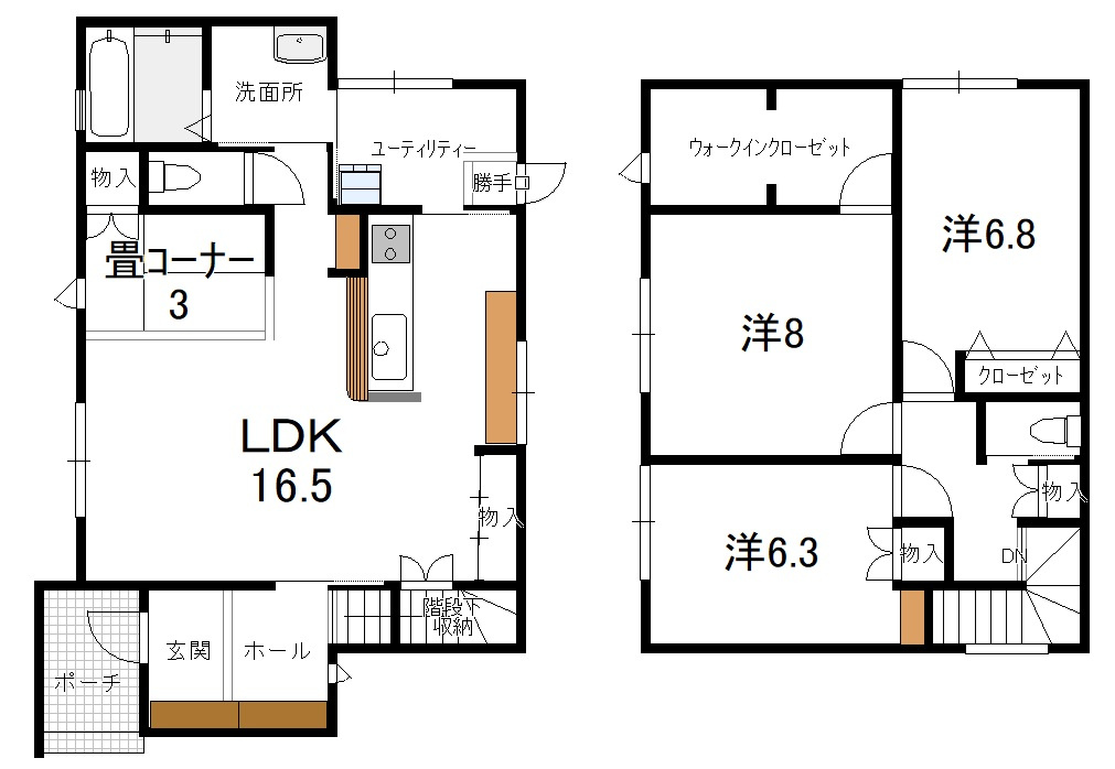 【間取り】の画像