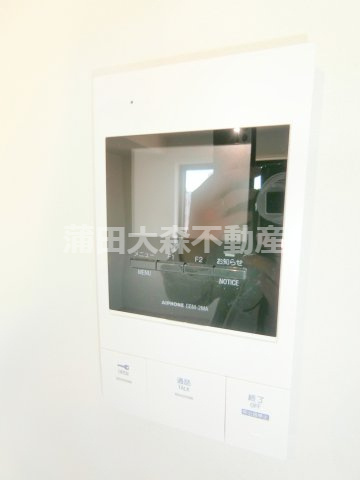 WHARFワーフ蒲田westの設備|TVモニター付オートロックインターホン