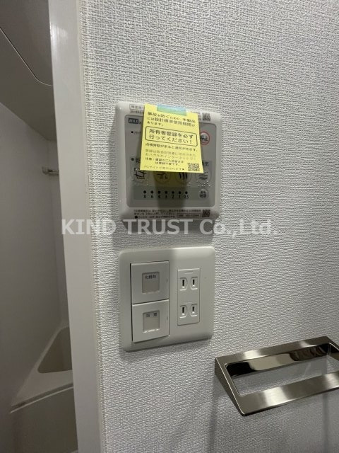 エスリード南森町ラグシスの浴室|浴室乾燥機完備です