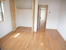 使い勝手のいい洋室です