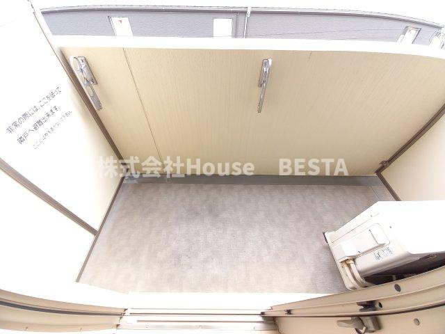 エスタンシア元町のバルコニー