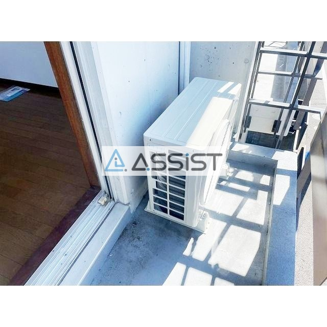 シンコウハイツのバルコニー