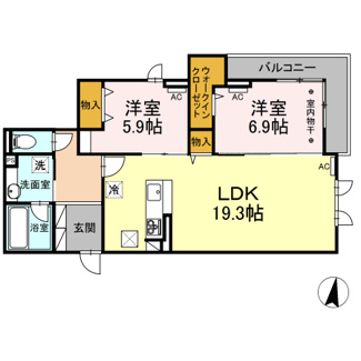 【間取り】 | カーサ アンビシオン