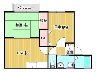 【間取り】 | ルミエールSHIMAMURA