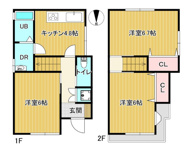 八尾市萱振町三丁目　中古戸建の画像