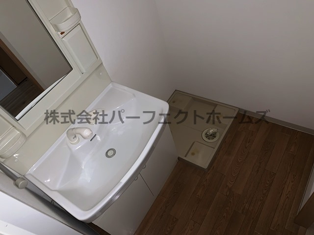 イーウエストの洗面所|スペースが確保できる洗面所です