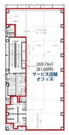 四条烏丸セントラルビルの間取り