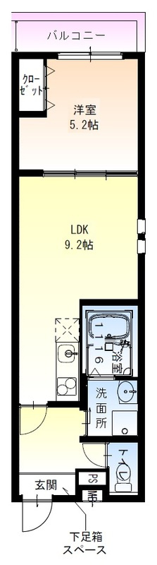 フジパレス住吉長居Ⅴ番館の間取り