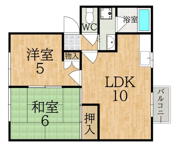 Ｃ＆Ｙ学園前の間取り