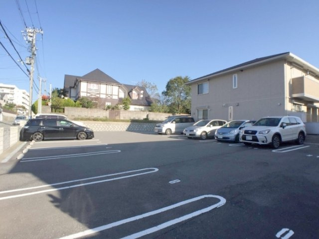 すずらんハイツの駐車場