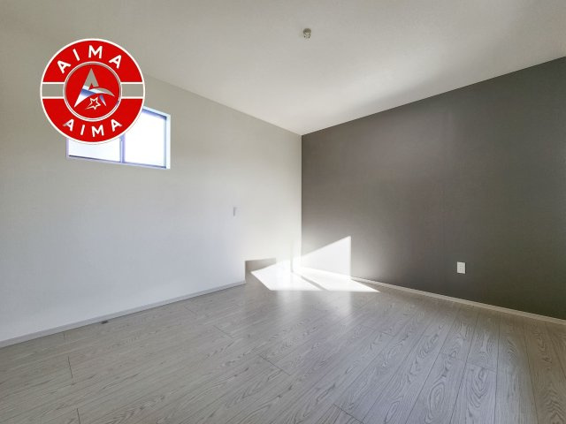 福岡市南区鶴田1丁目第1-2棟（6号棟）の内観：施工例|落ち着いた色調の洋室です。