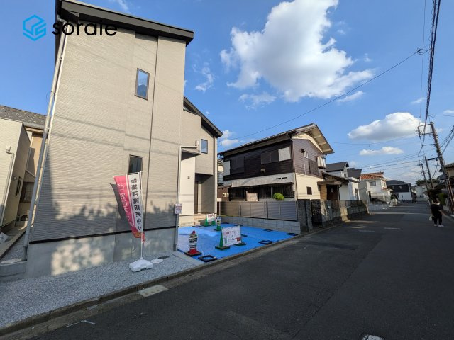 所沢市中新井11期全2棟　新築戸建の前面道路含む現地写真|2025/5/25撮影