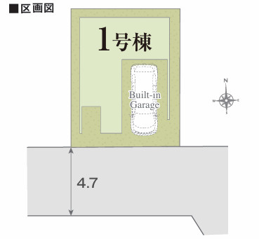 【区画図】 | 八尾市上尾町三丁目　新築戸建
