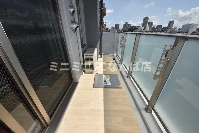 アーバネックス谷町六丁目のバルコニー