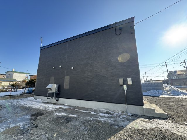 釧路市鳥取北5丁目▽ Kospa平屋モデルハウスの外観|シンプルな外観！