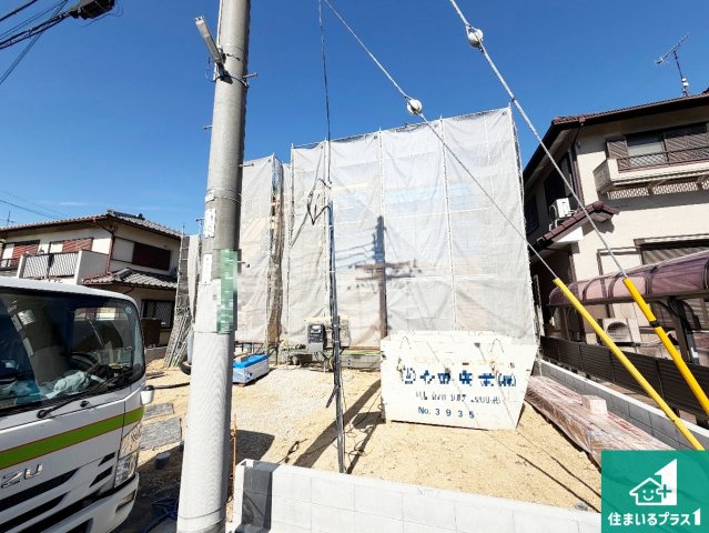 神戸市西区天王山　新築一戸建ての外観|周辺は落ち着いた街並みの住宅地！子育てがしやすい住環境です！まだ未完成ですが、現地でしかわからない事もございます。是非一度ご覧ください。
