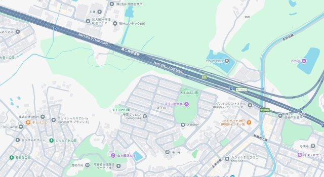 神戸市西区天王山　新築一戸建ての地図