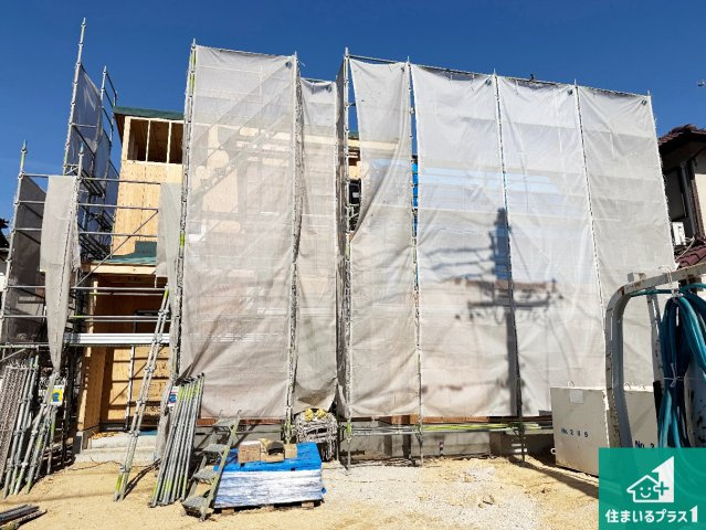 神戸市西区天王山　新築一戸建ての外観|周辺は落ち着いた街並みの住宅地！子育てがしやすい住環境です！まだ未完成ですが、現地でしかわからない事もございます。是非一度ご覧ください。