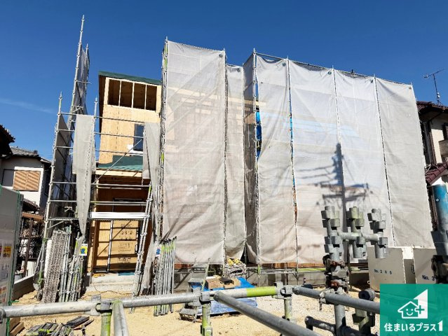 神戸市西区天王山　新築一戸建ての外観|周辺は落ち着いた街並みの住宅地！子育てがしやすい住環境です！まだ未完成ですが、現地でしかわからない事もございます。是非一度ご覧ください。