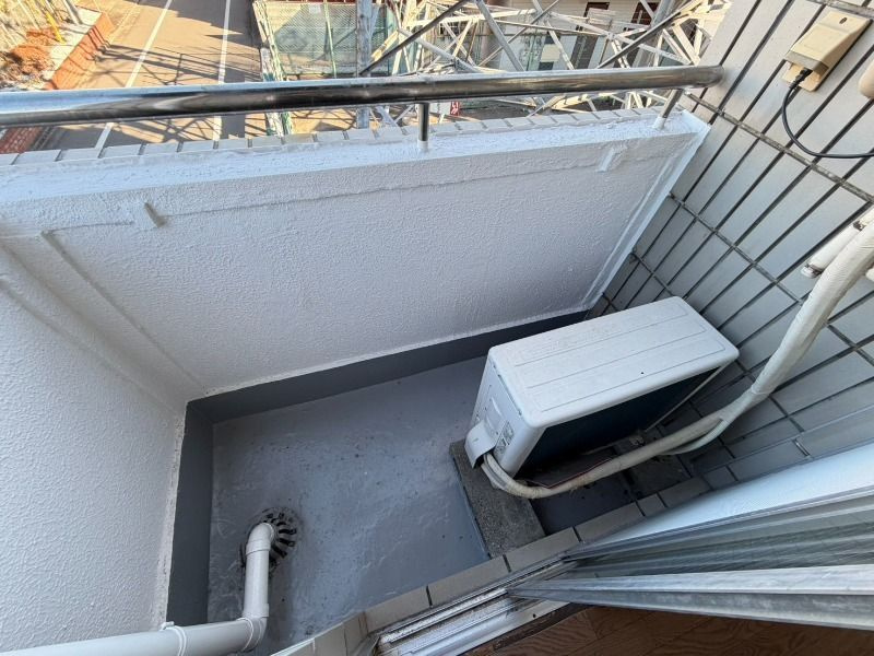 第２浅間ハイツのバルコニー