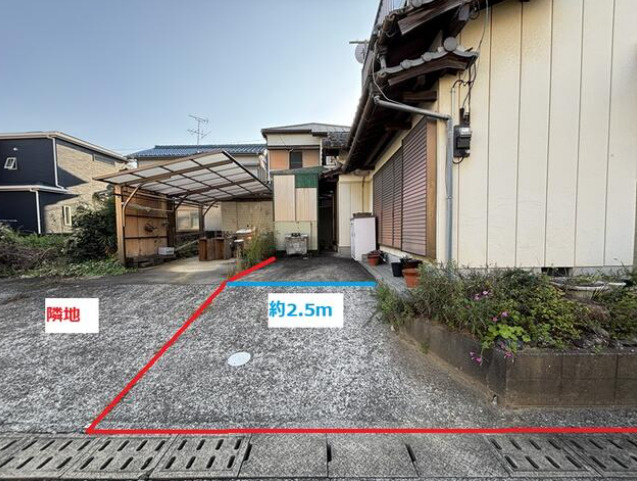 高知市北竹島町　潮江小学校近くの物件！中古一戸建ての外観