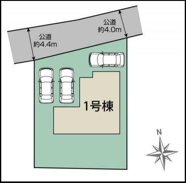 島田市中河町の区画図