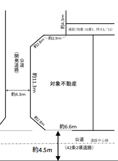 【区画図】 | 北本市中丸3丁目　中古戸建