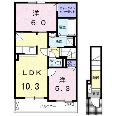 ドルチェの間取り