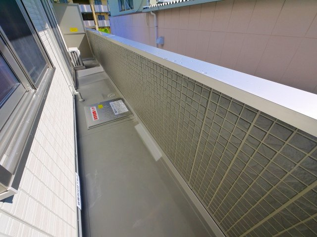サニーソレイユのバルコニー|陽当たり良好なバルコニーです