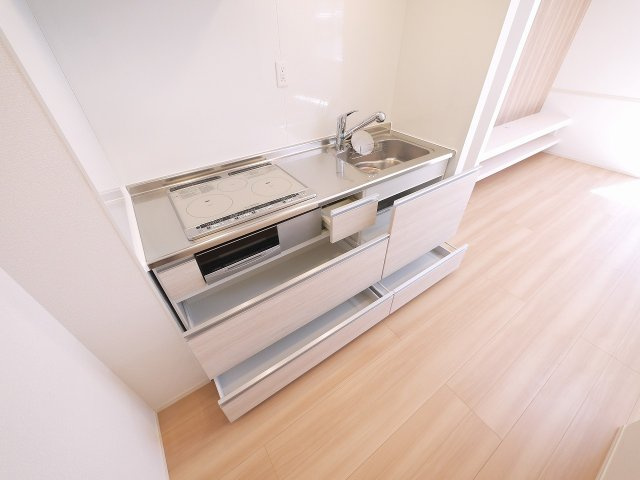 サニーソレイユのキッチン|使いやすいキッチンです